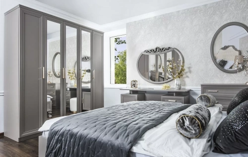 Кровать ЭРА Мокко 180x200 Серый камень