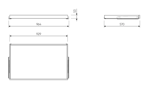 Полка Новус Индустри Макс выдвижная 2.06.20.580.4 (Серый)