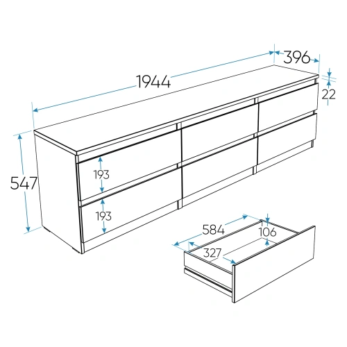 Тумба Новус Индустри Кастор 2.03.03.110.5 (Дуб венге)