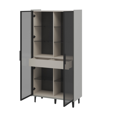 Шкаф комбинированный Мебель-Неман Модена Жемчуг МН-048-22-Ц2