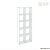 Стеллаж КортексМебель ДЕЛЬТА-10 71х175 (Белый)