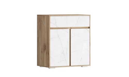 Тумба Речицадрев Дарья Р 377.03 (Дуб нокс лайт/Персидский мрамор лайт)