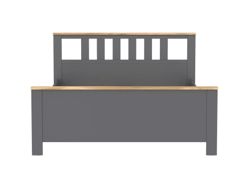 Кровать Новус Индустри Сага 2.08.04.070.15 (Серый/Ясень)