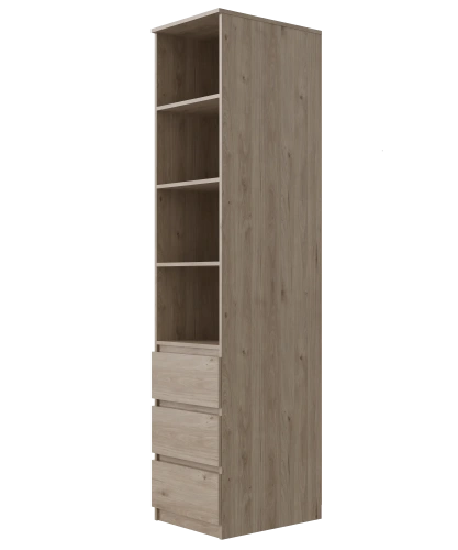 Шкаф для книг MYSTAR 3Я Сноули ИВ-121.20 (Гикори Кингстон)