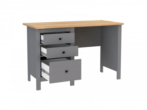 Стол письменный Новус Индустри САГА 2.08.06.160.15 (Серый/Ясень)