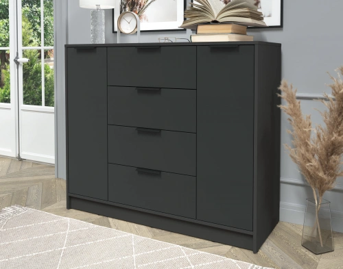 Тумба Интерлиния Концепт КТ-Т120 (Антрацит/Антрацит)