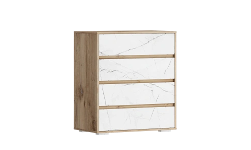 Комод Речицадрев Дарья Р 377.04 (Дуб нокс лайт/Персидский мрамор лайт)
