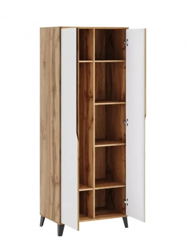 Шкаф ЭлиГард Eyva 2D (Дуб вотан/Белый)