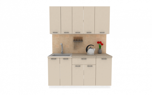 Кухня ЭлиГард LION 1,6 (1) (Персидский жемчуг/Малага)