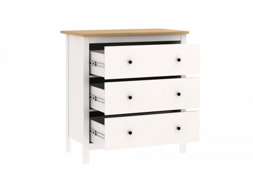 Комод Новус Индустри САГА 2.08.02.020.14 (Белый/Ясень)