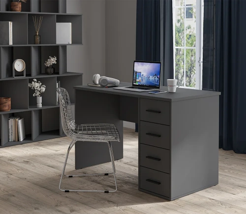 Стол письменный Интерлиния Skill-7 (Антрацит)