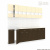 Кухня КортексМебель Корнелия ЭКСТРА 2,4 (Венге светлый/Венге тёмный/Мадрид)