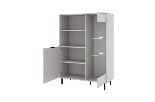 Шкаф с витриной Anrex Runa 1V1D2N (Персидский жемчуг/Амарок)