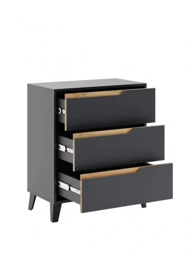 Комод ЭлиГард Eyva 3S (Графит)