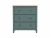 Комод Новус Индустри САГА 2.08.02.020.16 (Темно-бирюзовый/Ясень)
