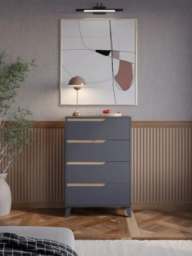 Комод ЭлиГард Eyva 4S (Графит)