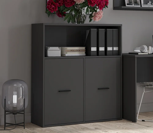 Тумба Интерлиния Skill-50 (Антрацит)