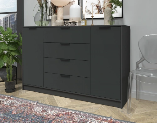 Тумба Интерлиния Концепт КТ-Т160 (Антрацит/Антрацит)