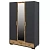 СКАНДИ МН-036-33(1) Шкаф (Дуб Вотан + Графит)