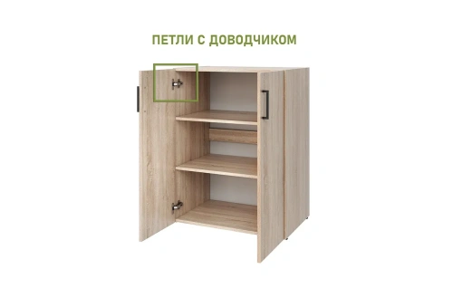 Шкаф anrex TANDEM 2D (Дуб сонома)