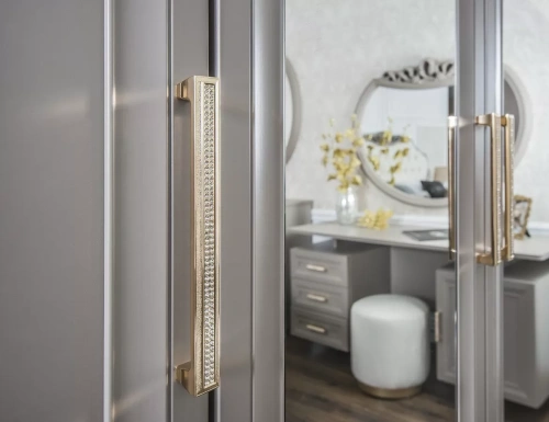 Шкаф ЭРА Мокко 5-дверный с зеркалом Серый камень