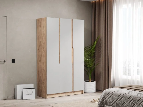 Шкаф Элигард AURA 3D (Дуб вотан/Дымчатый алмаз)