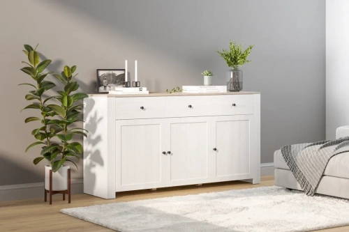 Тумба Речицадрев Неаполь Р 394.01 (Белый/Дуб салерно)