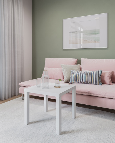 Стол журнальный Mebelain ЭНКЕЛЬ 50 Белый