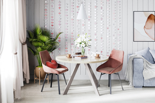 Стул B813-m ROSA VL 34 BK