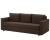 Диван-кровать TOIVO SKIFTEBO brown