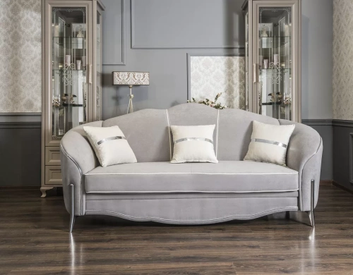 Диван-кровать ЭРА Gravita 3-х местный Серый серебро