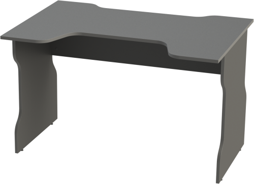 Стол компьютерный Mebelain ВАРДИГ К1 Антрацит/серебристый