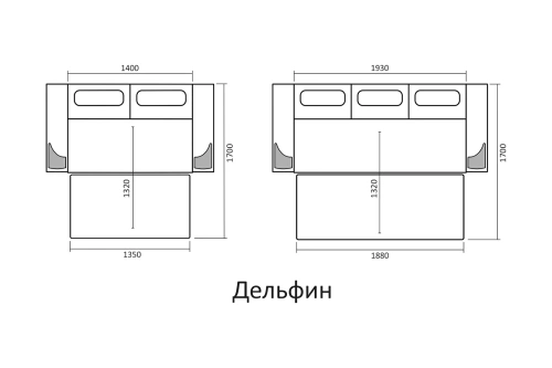 Модульный диван Петрамебель Марсель Люкс
