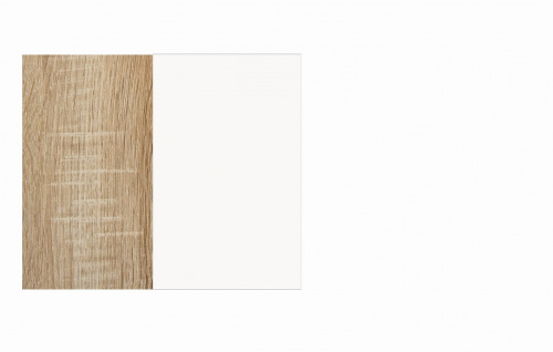 Стол компьютерный МебельКласс Имидж-3 (Белый/Дуб сонома)