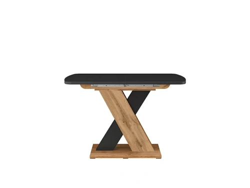 Стол раздвижной Элигард MIRAGE графит / дуб натуральный