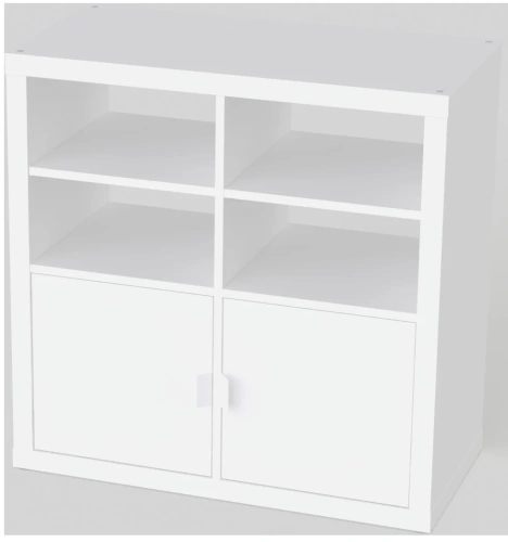 Полка Mebelain ФОРА 4.1 (Белый)