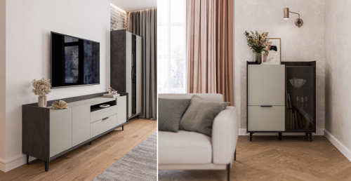 Тумба Мебель-Неман Модена Бруклин МН-048-04-Ц1