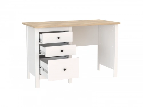 Стол письменный Новус Индустри САГА 2.08.06.160.14 (Белый/Ясень)