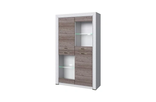 Шкаф-витрина anrex OLIVIA 2V2D