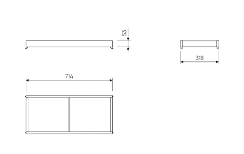 Штанга Новус Индустри Макс 2.06.18.460.4 (Серый)