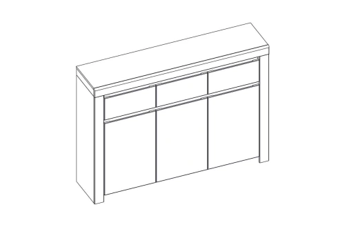 Тумба anrex TAURUS Тумба 3D3S