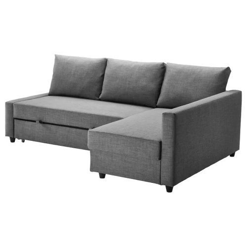 Угловой диван-кровать TOIVO SKIFTEBO dark grey