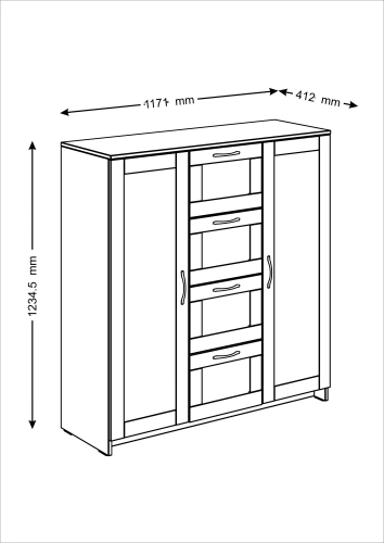 Тумба Новус Индустри Сириус 2.02.03.350.1 (Белый)