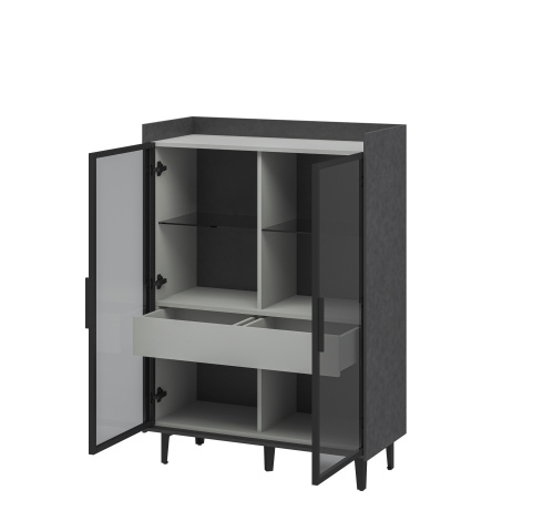 Шкаф комбинированный Мебель-Неман Модена Бруклин МН-048-23-Ц1