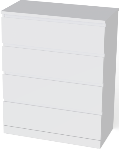 Комод Mebelain ВАРМА 4 Белый
