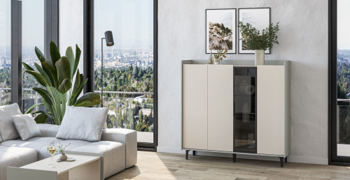 Шкаф Мебель-Неман Модена Жемчуг МН-048-02-Ц2