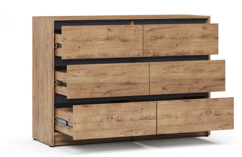 Комод ЭлиГард Brighton 6S (Дуб вотан)