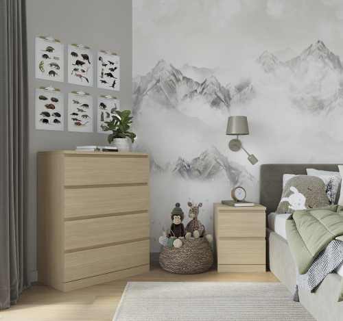 Комод Mebelain ВАРМА 4 Беленый дуб