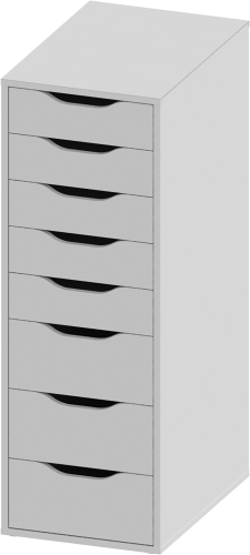 Комод Mebelain ИНГАР 8 (Белый)