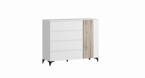 Тумба Речицадрев Хельга Р 393.03 (Дуб салерно/Белый)